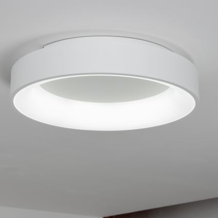 Brilagi - Plafonnier LED dimmable FALCON LED/80W/230V 3000-6500K Ø 60 cm blanc + télécommande
