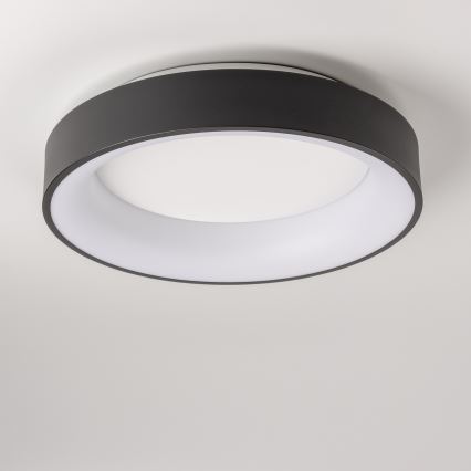 Brilagi - Plafonnier LED dimmable FALCON LED/80W/230V 3000-6500K Ø 60 cm noir + télécommande