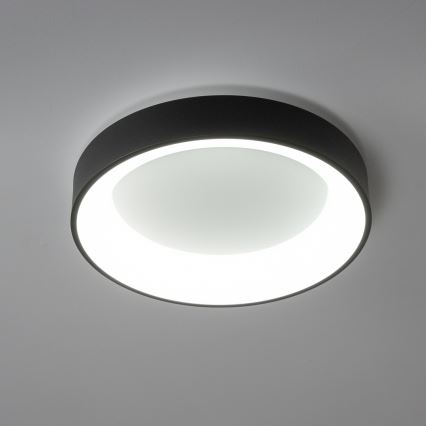 Brilagi - Plafonnier LED dimmable FALCON LED/80W/230V 3000-6500K Ø 60 cm noir + télécommande