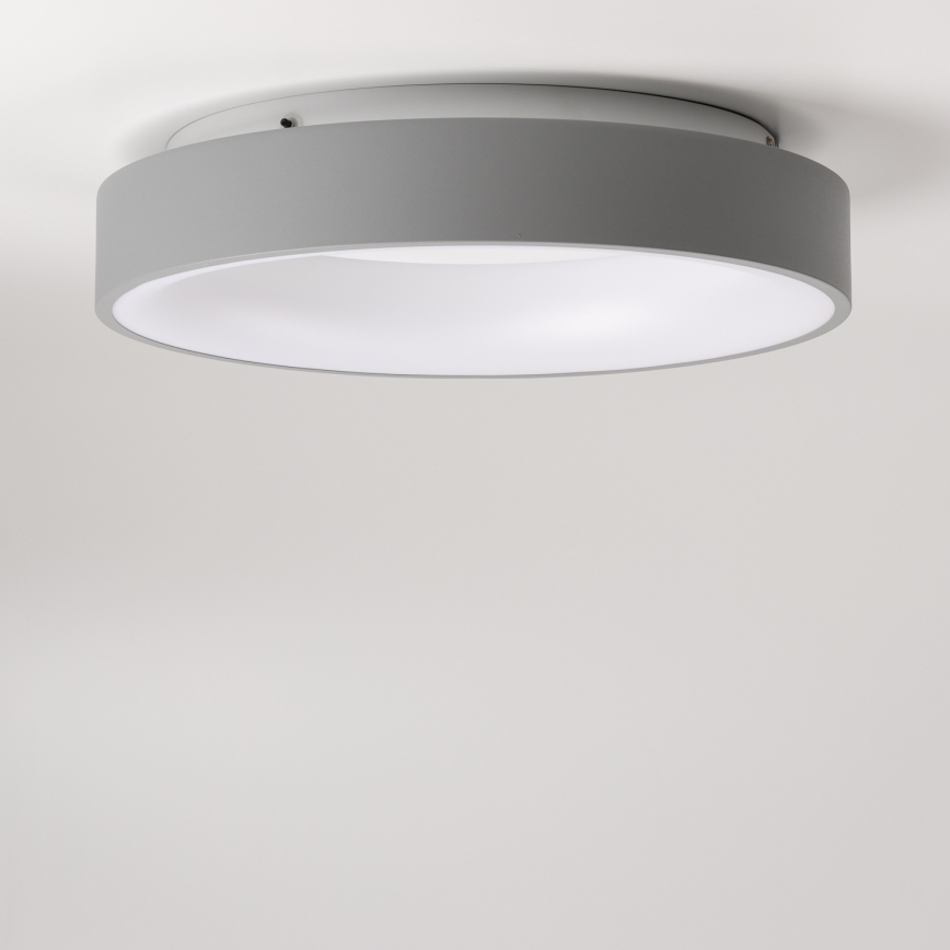 Brilagi - Plafonnier LED dimmable FALCON LED/80W/230V 3000-6500K Ø 60 cm gris + télécommande