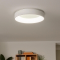 Brilagi - Plafonnier LED dimmable FALCON LED/80W/230V 3000-6500K Ø 60 cm blanc + télécommande