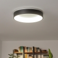 Brilagi - Plafonnier LED dimmable FALCON LED/80W/230V 3000-6500K Ø 60 cm noir + télécommande