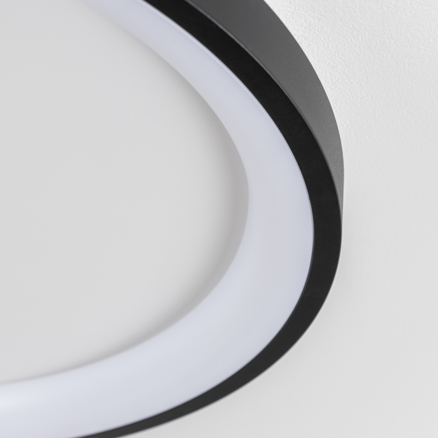 Brilagi - Plafonnier LED dimmable FALCON SLIM LED/42W/230V 3000-6500K Ø 50 cm noir + télécommande