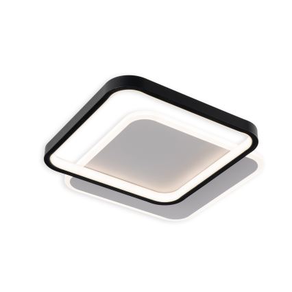 Brilagi - Plafonnier LED dimmable FLARE LED/43W/230V 3000-6000K 39,5x45 cm blanc/noir + télécommande