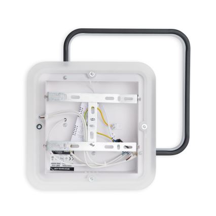 Brilagi - Plafonnier LED dimmable FLARE LED/43W/230V 3000-6000K 39,5x45 cm blanc/noir + télécommande