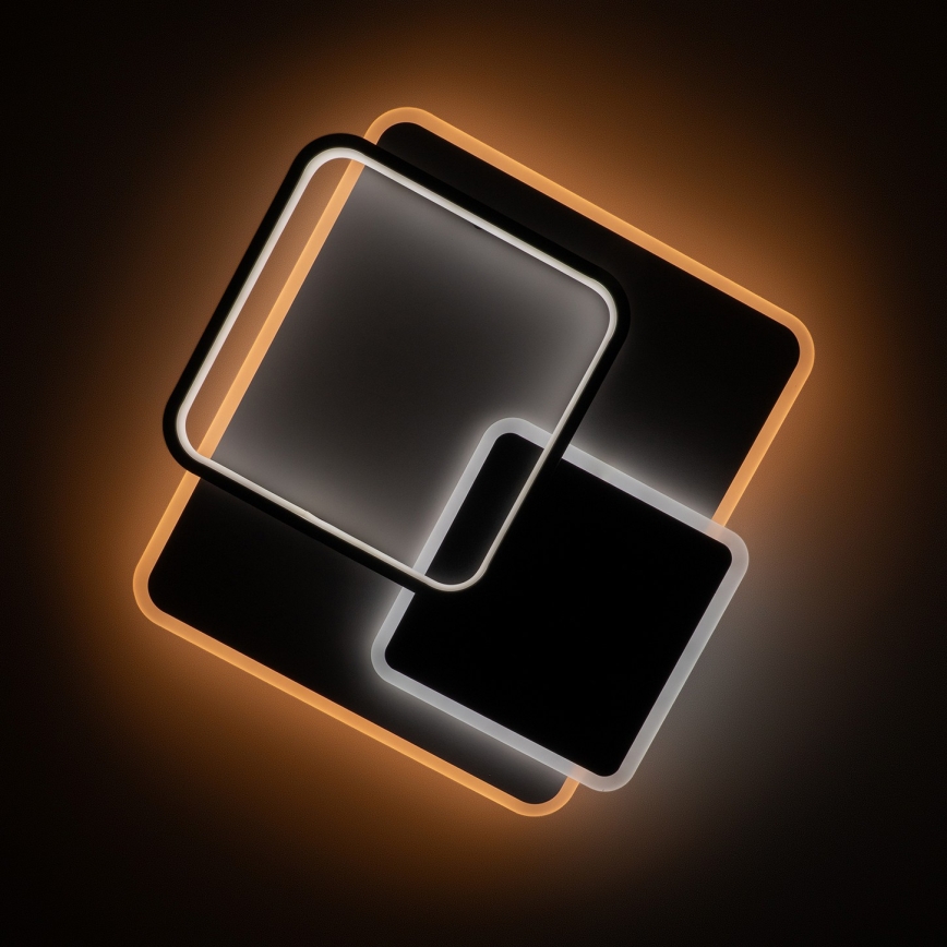 Brilagi - Plafonnier LED dimmable FLARE LED/64W/230V 45x45 cm 3000/4000/6000K + télécommande