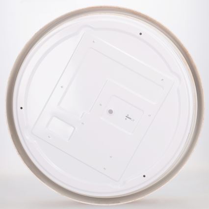 Brilagi - Plafonnier LED dimmable FLOCO LED/48W/230V 3000-6500K Ø 40 cm décor bois/noir + télécommande