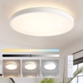 Brilagi - Plafonnier LED dimmable GLASS POOL DOUBLE LED/80W/230V 3000-6000K 60 cm blanc + télécommande