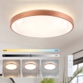 BRILAGI - Plafonnier LED dimmable GLASS POOL DOUBLE LED/80W/230V Ø 60 cm cuivré + télécommande