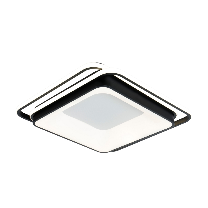 Brilagi - Plafonnier LED dimmable IRIS LED/102W/230V 3000-6000K 50x50 cm noir + télécommande