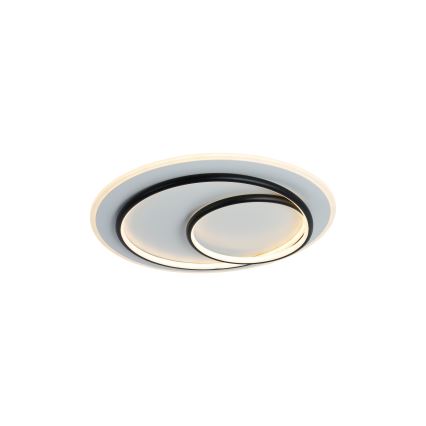 Brilagi - Plafonnier LED dimmable IRIS LED/70W/230V 3000-6000K diam. 50 cm blanc/noir + télécommande