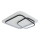 Brilagi - Plafonnier LED dimmable IRIS LED/81W/230V 3000-6000K 50x50 cm blanc/noir + télécommande