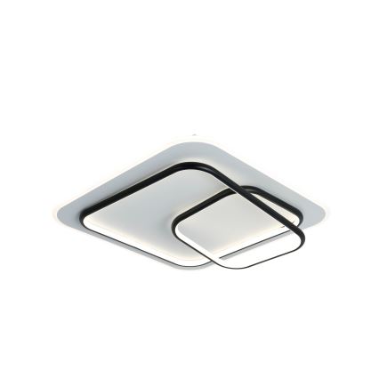 Brilagi - Plafonnier LED dimmable IRIS LED/81W/230V 3000-6000K 50x50 cm blanc/noir + télécommande