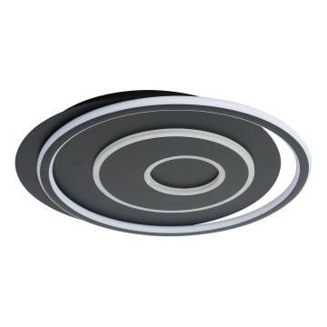 Brilagi - Plafonnier LED dimmable IRIS LED/83W/230V 3000-6000K 46x50 cm noir + télécommande