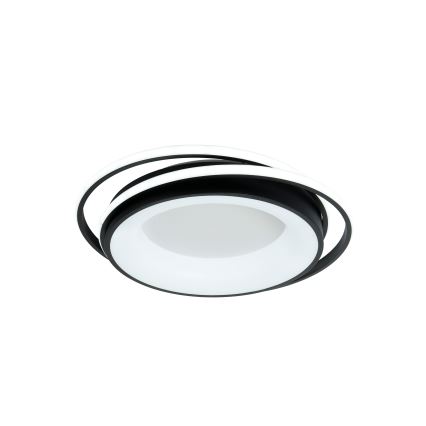 Brilagi - Plafonnier LED dimmable IRIS LED/84W/230V 3000-6000K 47x51 cm noir + télécommande
