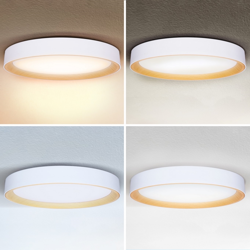 Brilagi - Plafonnier LED dimmable LARIOS LED/72W/230V 3000-6500K blanc Ø 59 cm + télécommande