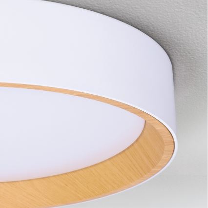 Brilagi - Plafonnier LED dimmable LARIOS LED/72W/230V 3000-6500K blanc Ø 59 cm + télécommande