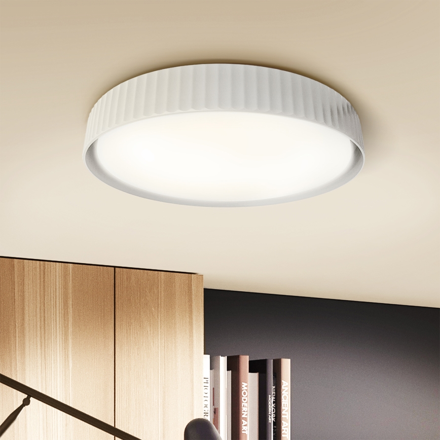 Brilagi - Plafonnier LED dimmable LUCIA LED/48W/230V 3000-6500K Ø 41 cm blanc + télécommande