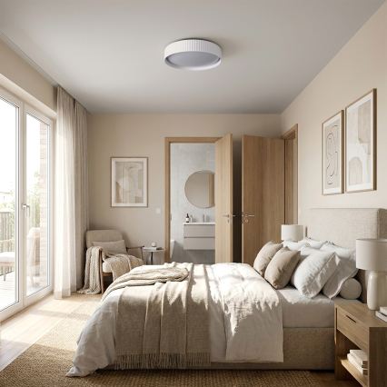 Brilagi - Plafonnier LED dimmable LUCIA LED/48W/230V 3000-6500K Ø 41 cm blanc + télécommande