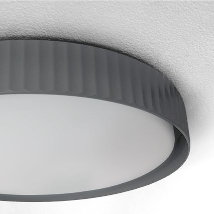 Brilagi - Plafonnier LED dimmable LUCIA LED/48W/230V 3000–6500K Ø 41 cm gris + télécommande