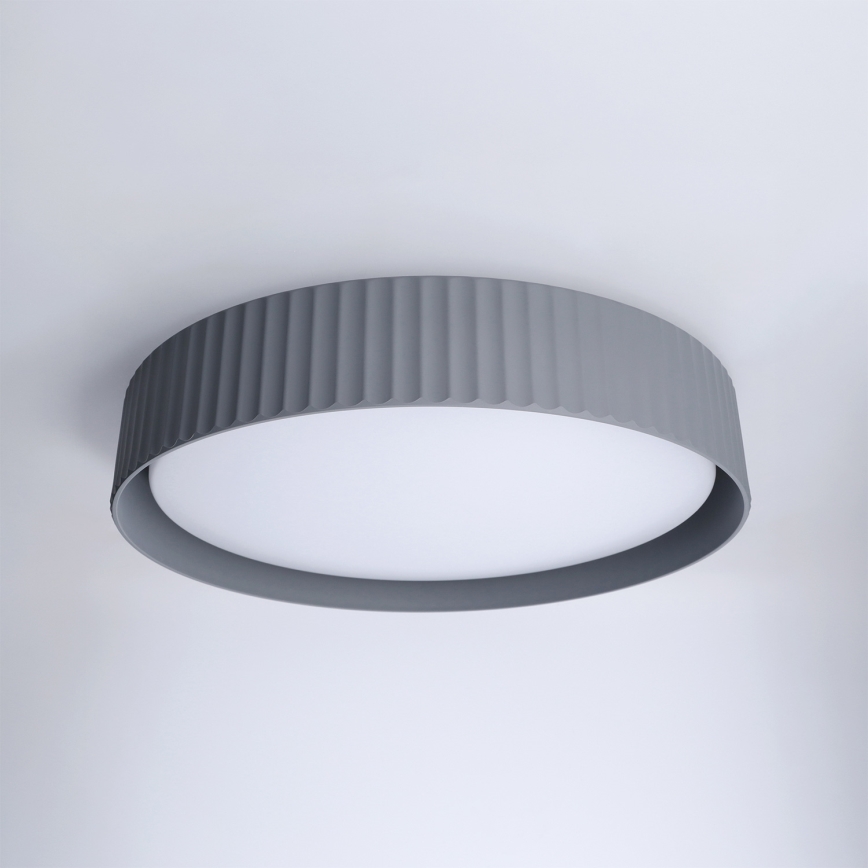 Brilagi - Plafonnier LED dimmable LUCIA LED/48W/230V 3000–6500K Ø 41 cm gris + télécommande