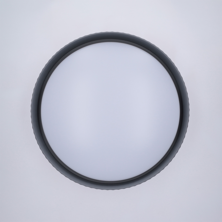 Brilagi - Plafonnier LED dimmable LUCIA LED/48W/230V 3000–6500K Ø 41 cm gris + télécommande