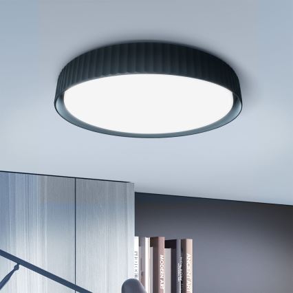 Brilagi - Plafonnier LED dimmable LUCIA LED/48W/230V 3000-6500K Ø 41 cm noir + télécommande