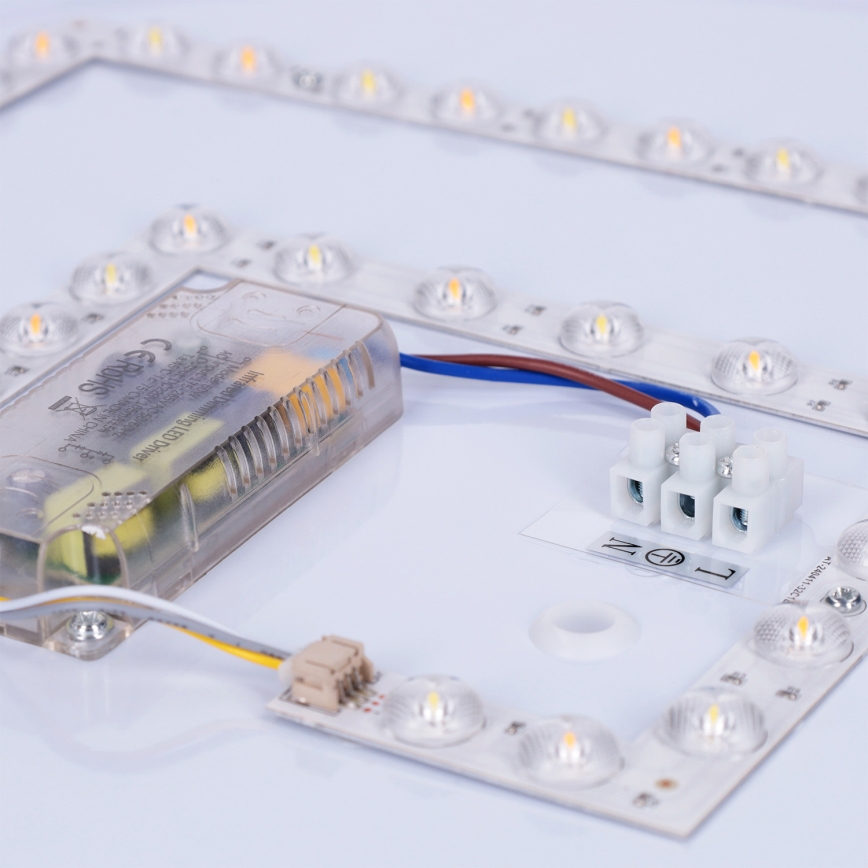 Brilagi - Plafonnier LED dimmable LUCIA LED/60W/230V 3000-6500K Ø 59 cm blanc + télécommande