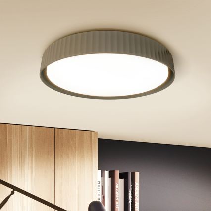 Brilagi - Plafonnier LED dimmable LUCIA LED/60W/230V 3000-6500K Ø 59 cm taupe + télécommande