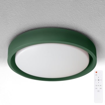 Brilagi - Plafonnier LED dimmable MATTEO LED/48W/230V 3000-6500K Ø 41 cm vert + télécommande