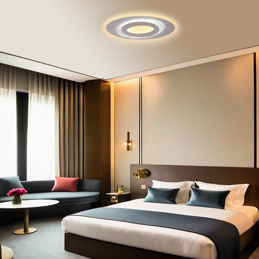 Brilagi - Plafonnier LED dimmable MODERN LED/45W/230V 3000-6000K 20x40 cm + télécommande