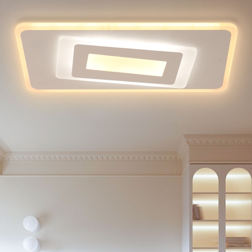 Brilagi - Plafonnier LED dimmable MODERN LED/51W/230V 3000-6000K 20x40 cm + télécommande