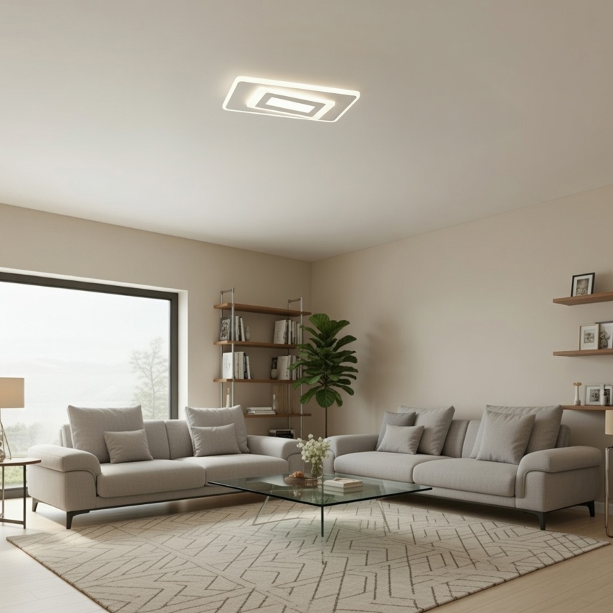 BRILAGI - LED Plafonnier dimmable MODERN LED/51W/230V 3000-6000K 20x40 cm + télécommande