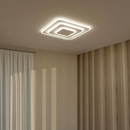 Brilagi - Plafonnier LED dimmable MODERN LED/72W/230V 3000-6000K 46,6x46,6 cm + télécommande