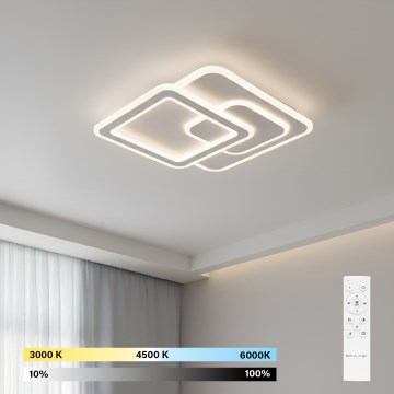 Brilagi - Plafonnier LED dimmable MODERN LED/80W/230V 3000-6000K 52,5x52,5 cm + télécommande