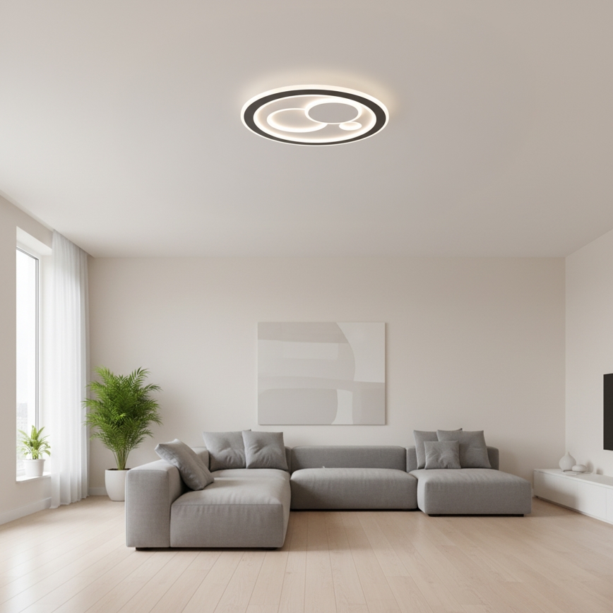 Brilagi - Plafonnier LED dimmable MODERN LED/89W/230V 3000-6000K Ø 47 cm + télécommande