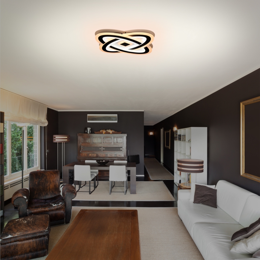 Brilagi - Plafonnier LED dimmable MODERN LED/90W/230V 3000-6000K 48x48 cm + télécommande