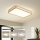 Brilagi - Plafonnier LED dimmable MOLINA SQUARE LED/54W/230V 3000-6000K chêne 60x40 cm + télécommande