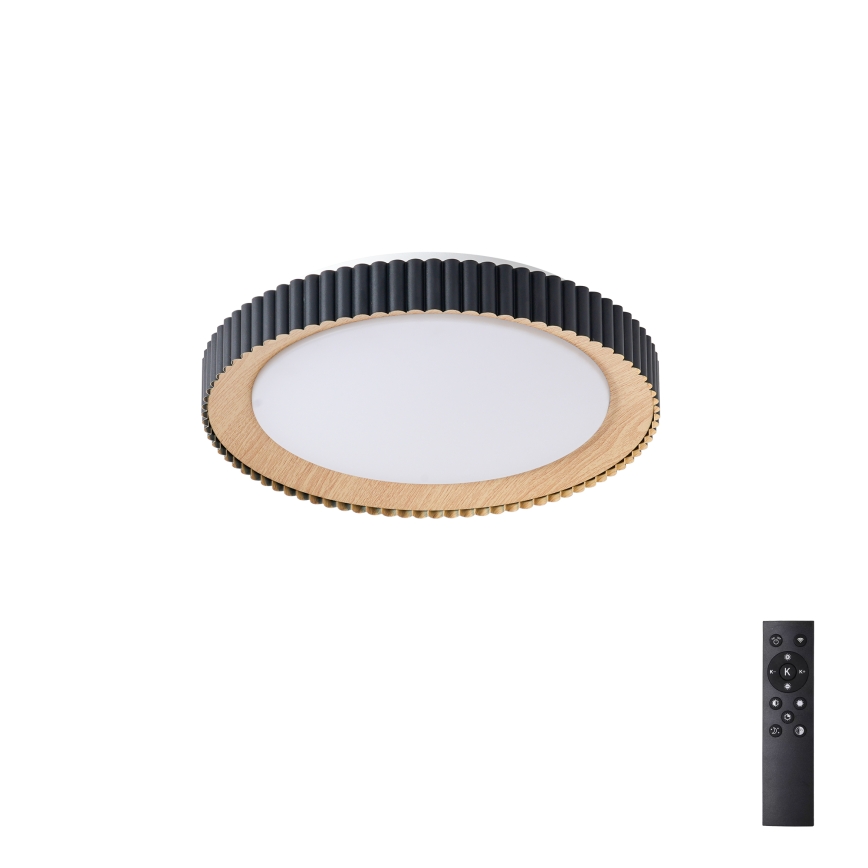 Brilagi - Plafonnier LED dimmable NEXO LED/48W/230V 3000-6000K noir Ø 43 cm + télécommande