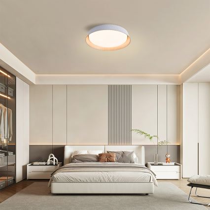 Brilagi - Plafonnier LED dimmable ORINO LED/54W/230V 3000–6000K blanc Ø 43 cm + télécommande