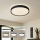 Brilagi - Plafonnier LED dimmable ORINO LED/54W/230V 3000-6000K noir Ø 43 cm + télécommande