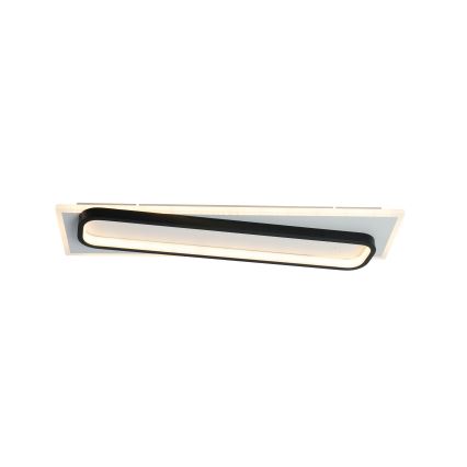 Brilagi - Plafonnier LED dimmable OUTLINE LED/52W/230V 3000-6000K 15x60 cm blanc/noir + télécommande