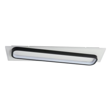 Brilagi - Plafonnier LED dimmable OUTLINE LED/52W/230V 3000-6000K 15x60 cm blanc/noir + télécommande