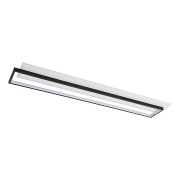 Brilagi - Plafonnier LED dimmable OUTLINE LED/90W/230V 3000-6000K 18x100 cm blanc/noir + télécommande