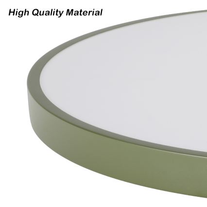 Brilagi - Plafonnier LED dimmable POOL LED/36W/230V 3000-6000K Ø 30 cm vert + télécommande