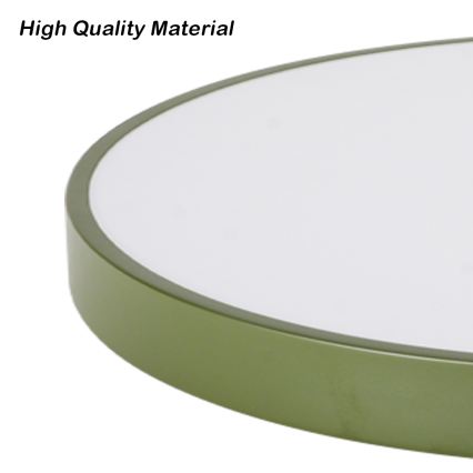 Brilagi - Plafonnier LED dimmable POOL LED/48W/230V 3000–6000K Ø 40 cm vert + télécommande