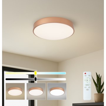 BRILAGI - Plafonnier LED dimmable POOL LED/48W/230V 3000-6000K Ø 40 cm cuivré + télécommande