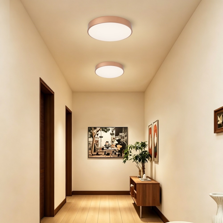 Brilagi - Plafonnier LED dimmable POOL LED/48W/230V 3000-6000K Ø 40 cm bronze + télécommande