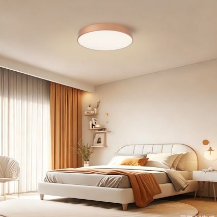 Brilagi - Plafonnier LED dimmable POOL LED/60W/230V 3000-6000K Ø 50 cm bronze + télécommande