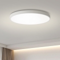 Brilagi - Plafonnier LED dimmable POOL SMART LED/100W/230V 3000-6000K diam. 80 cm Wi-Fi Tuya blanc + télécommande